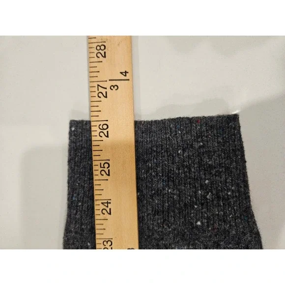 J.Crew Shawl Collar Merino Wool Gray Speckled Sweater Mens XL Rugged Fall - Picture 8 of 11